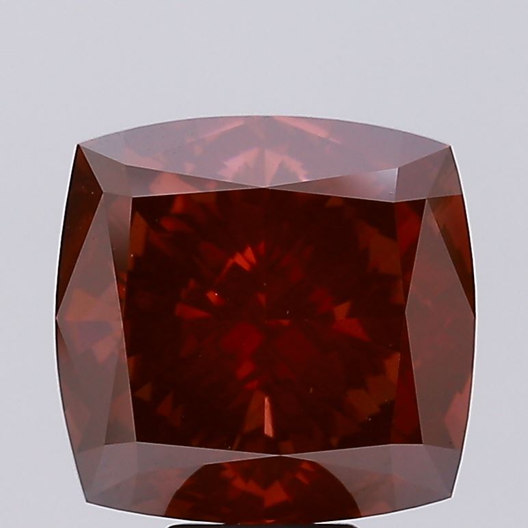 10.51ct Cushion Modified Fancy Vivid Red VS1