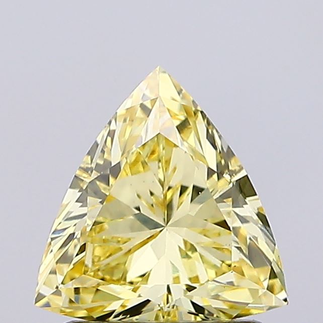 1.06ct Trilliant Fancy Intense Yellow VS1