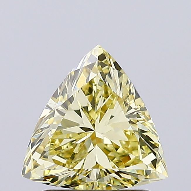 1.28ct Trilliant Fancy Intense Yellow VVS2