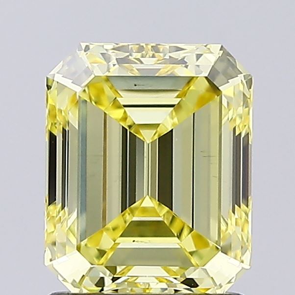1.41ct Emerald Fancy Intense Yellow VS1