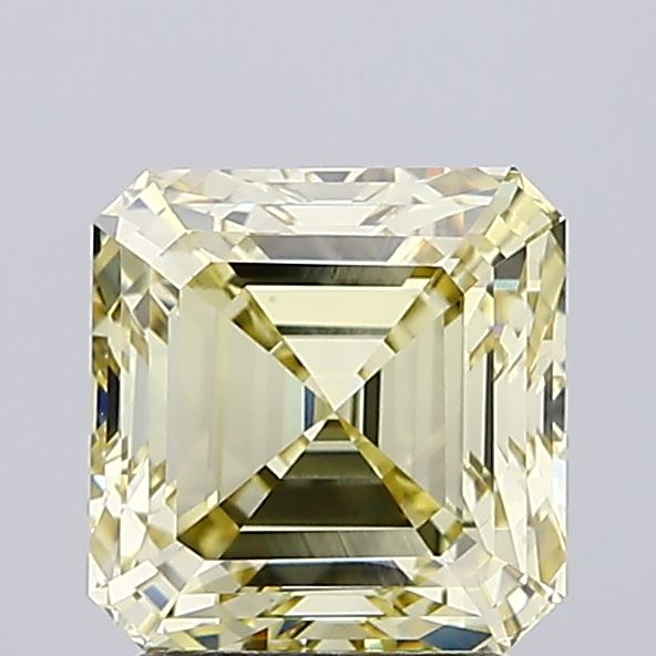 2.5ct SQ EMERALD Fancy Intense Yellow VS1