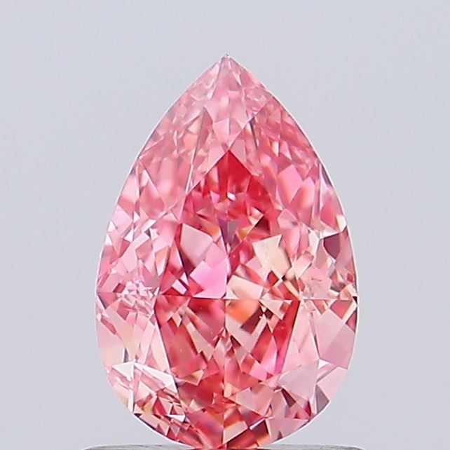 1.03ct Pear Fancy Intense Pink VVS2
