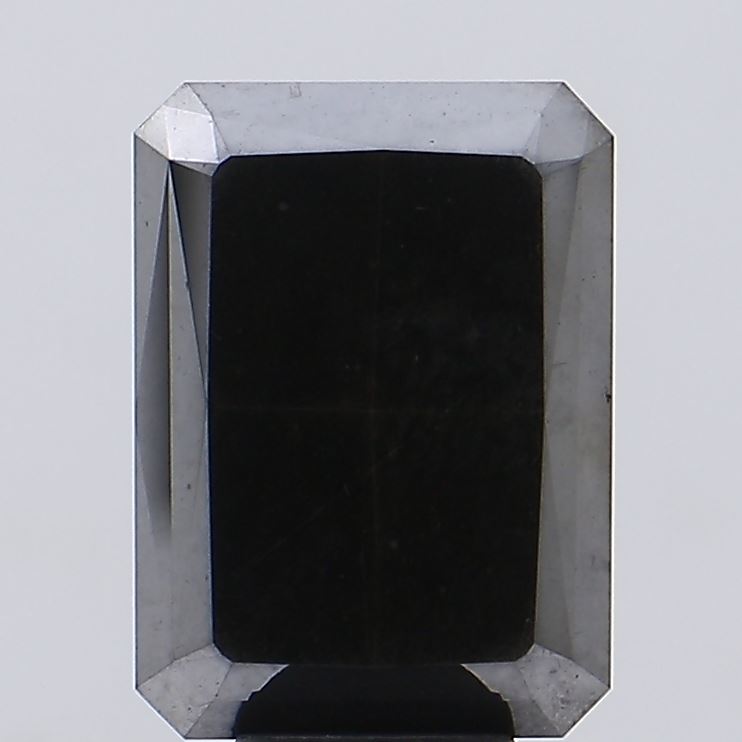 8.61ct Radiant Fancy Deep Black VS1