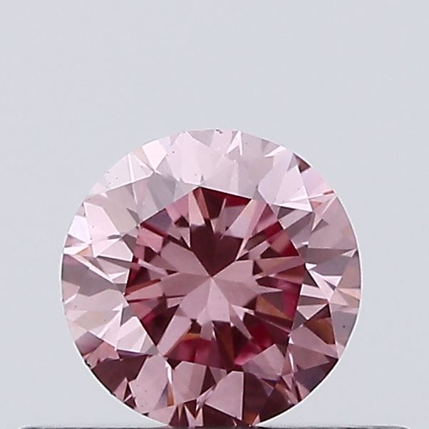 0.34ct Round Fancy Vivid Pink VVS2