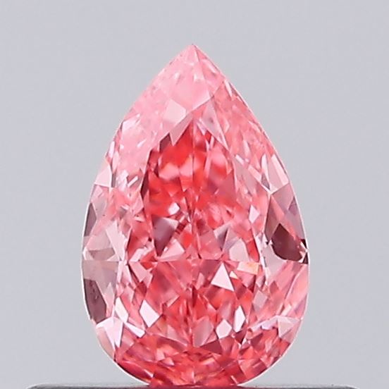 0.3ct Pear Fancy Vivid Pink VVS2