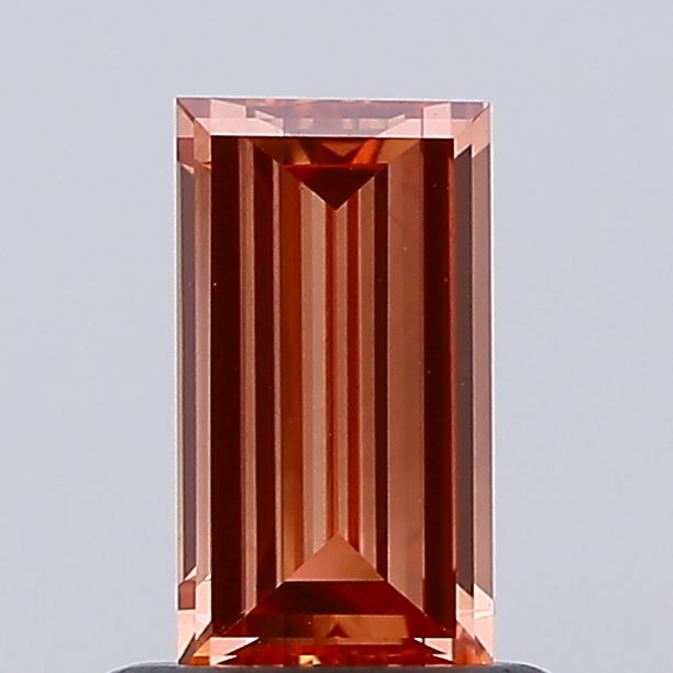 0.58ct Baguette Fancy Intense Red VS1