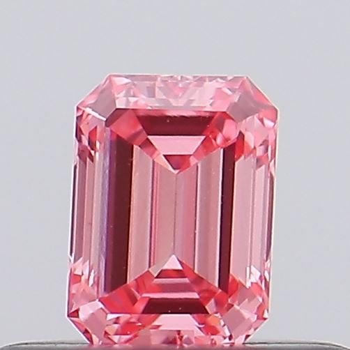 0.25ct Emerald Fancy Intense Pink VS2