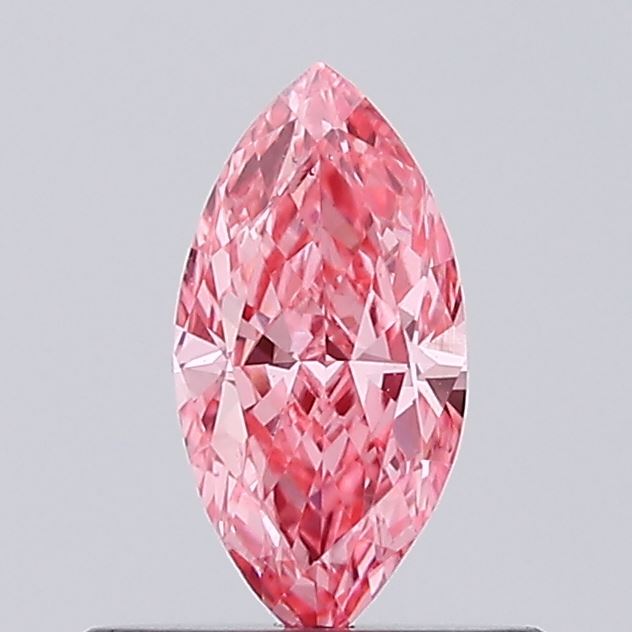 0.41ct Marquise Fancy Intense Pink VS2