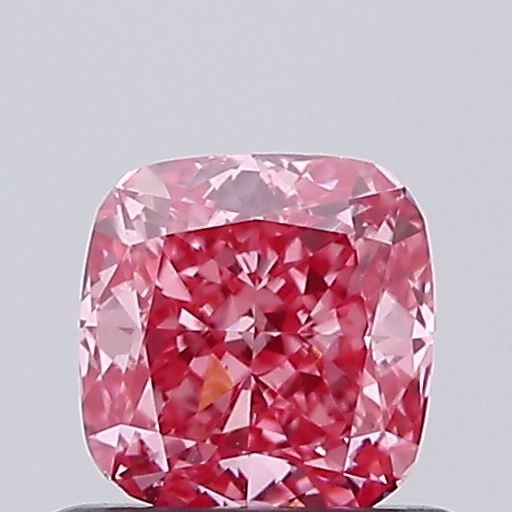 0.55ct Cushion Modified Fancy Intense Pink VVS2