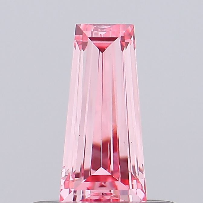 0.35ct Tapered Baguette Fancy Intense Pink VS1
