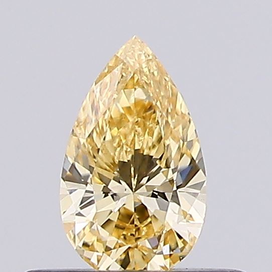 0.29ct Pear Fancy Intense Yellow VS1