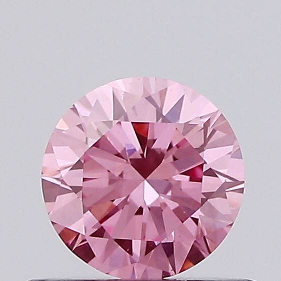 0.49ct Round Fancy Intense Pink VVS2