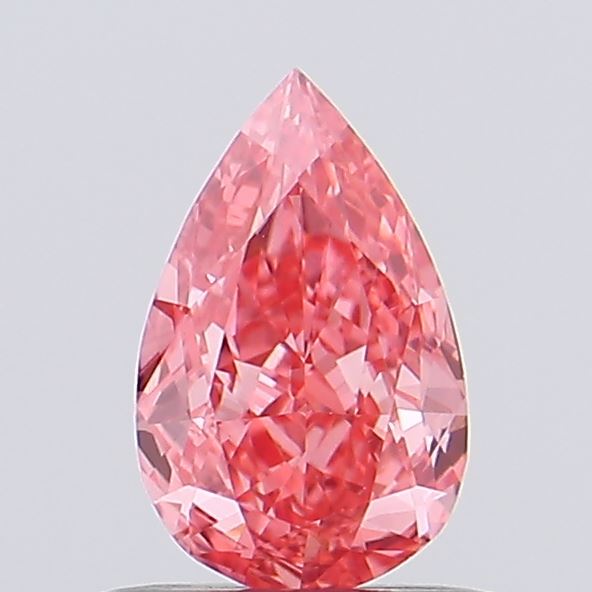 0.56ct Pear Fancy Intense Pink VVS2