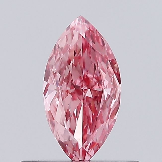 0.4ct Marquise Fancy Intense Pink VS1