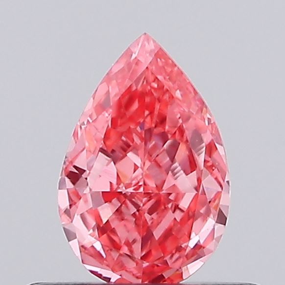0.34ct Pear Fancy Vivid Pink VVS2