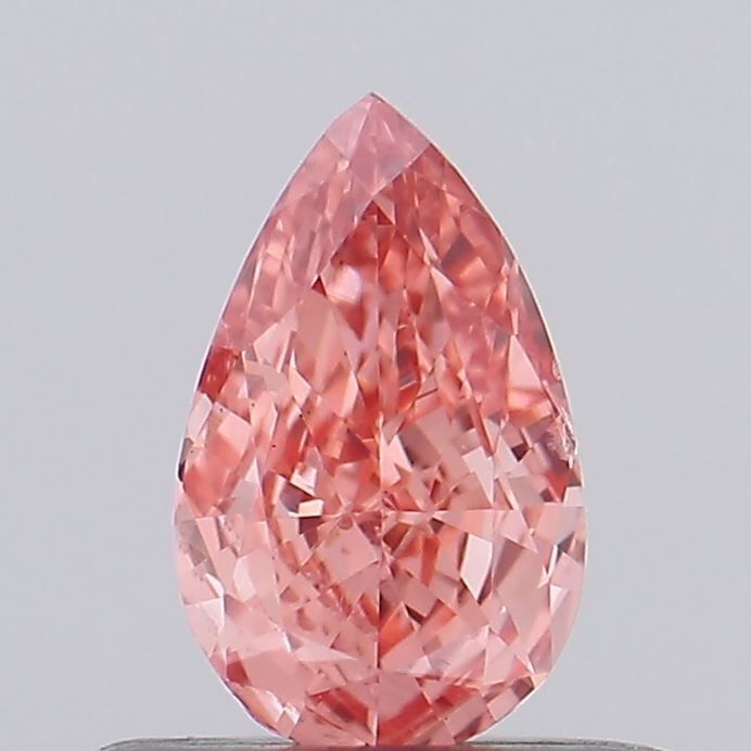 0.34ct Pear Fancy Vivid Pink VS2