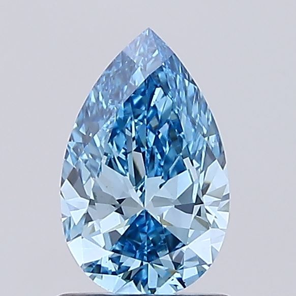 1.03ct Pear Fancy Vivid Blue VS1