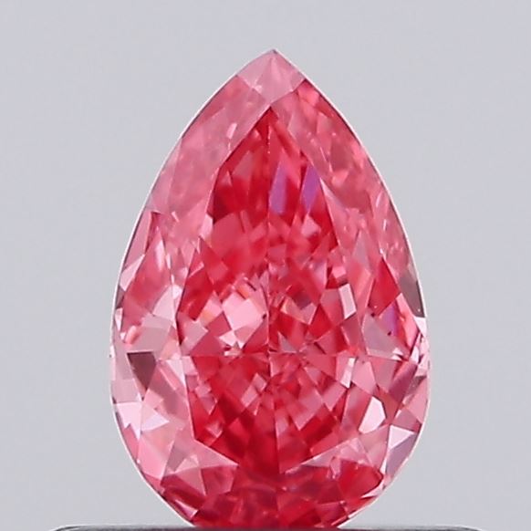 0.34ct Pear Fancy Vivid Pink VVS2