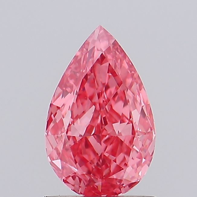 0.94ct Pear Fancy Intense Pink VVS2