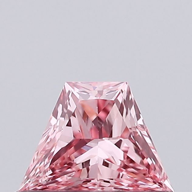 0.26ct Trapezoid Fancy Intense Pink VVS2