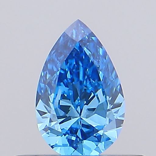 0.3ct Pear Fancy Vivid Blue VS1