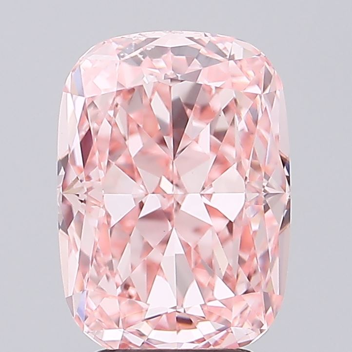 4.04ct Cushion Fancy Vivid Pink VVS2 IGI