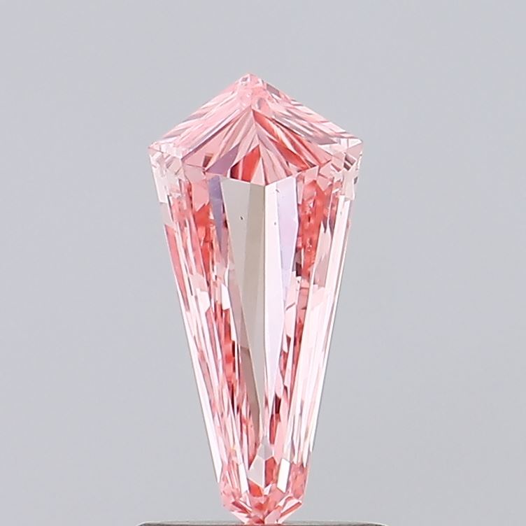 0.66ct Kite Fancy Intense Pink VS1