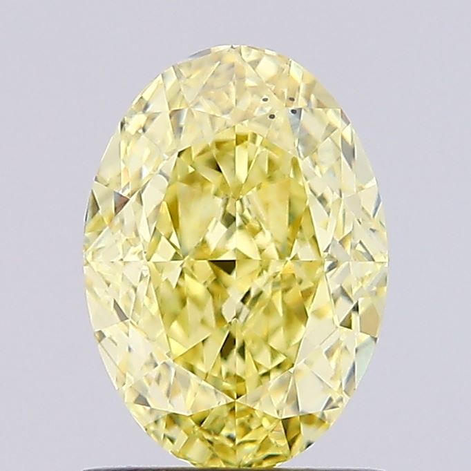 1.56ct Oval Fancy Intense Yellow VS2
