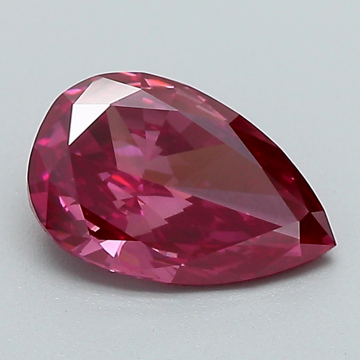 1.13ct Pear Fancy Vivid Pink VS1