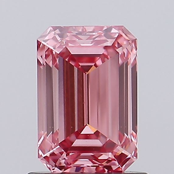 1.06ct Emerald Fancy Intense Pink VVS2
