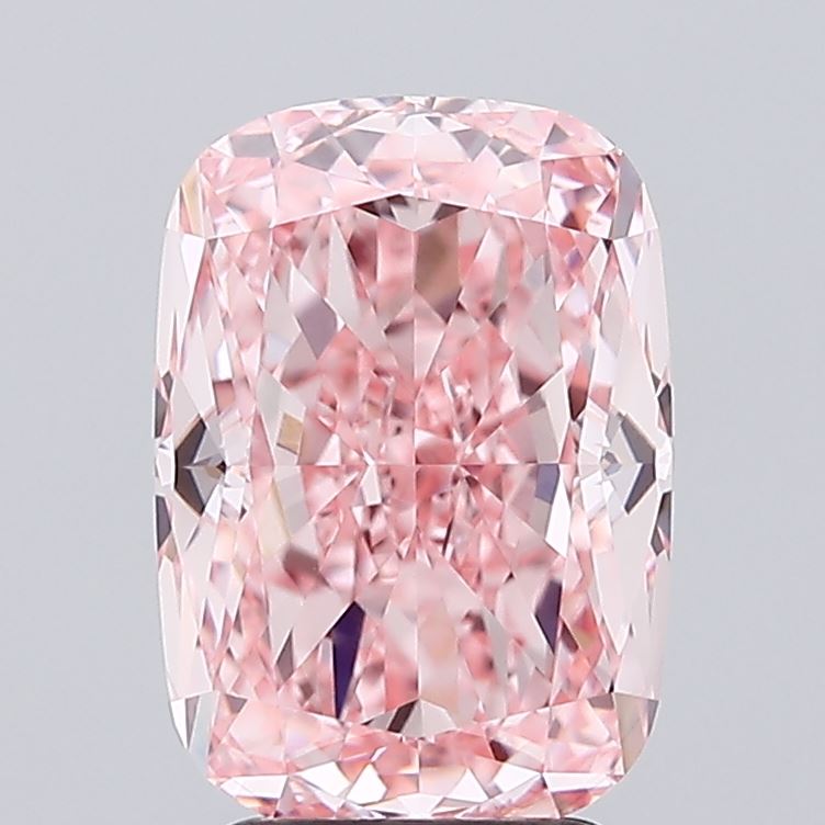 4.04ct Cushion Fancy Vivid Pink VVS2 IGI