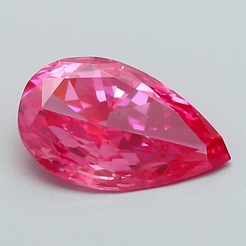 1.05ct Pear Fancy Vivid Pink VVS2