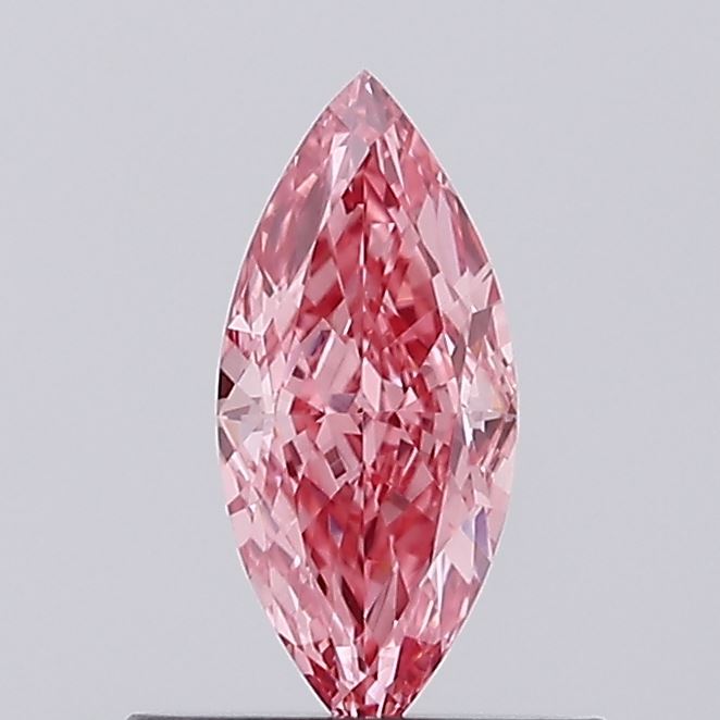 0.44ct Marquise Fancy Vivid Pink VVS2