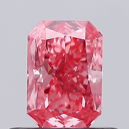 0.47ct Radiant Fancy Vivid Pink VS1