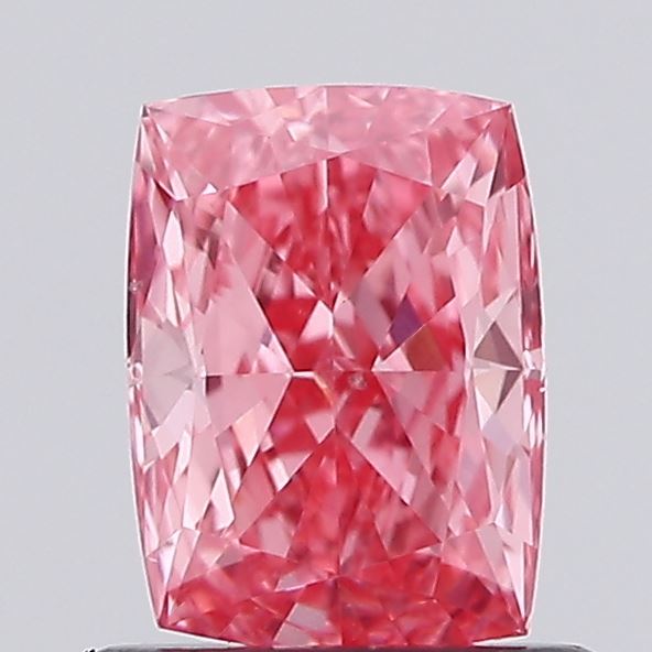 0.76ct Cushion Fancy Vivid Pink VVS2