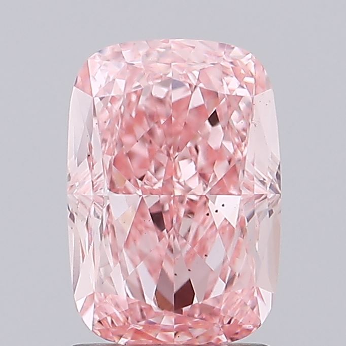 2.51ct Cushion Fancy Vivid Pink VS2 IGI