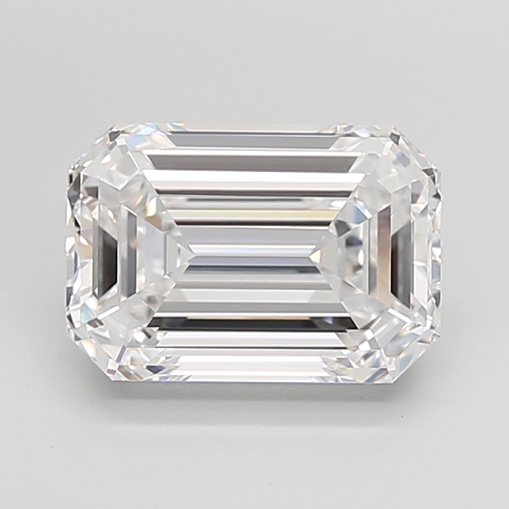 Emerald cut 4.46ct E IF