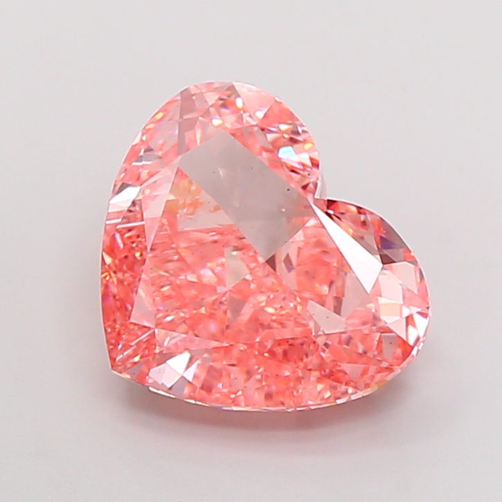 Heart 7.01ct Fancy Vivid Pink VS2