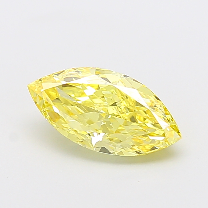 2ct Marquise Fancy Intense Yellow VS1 IGI