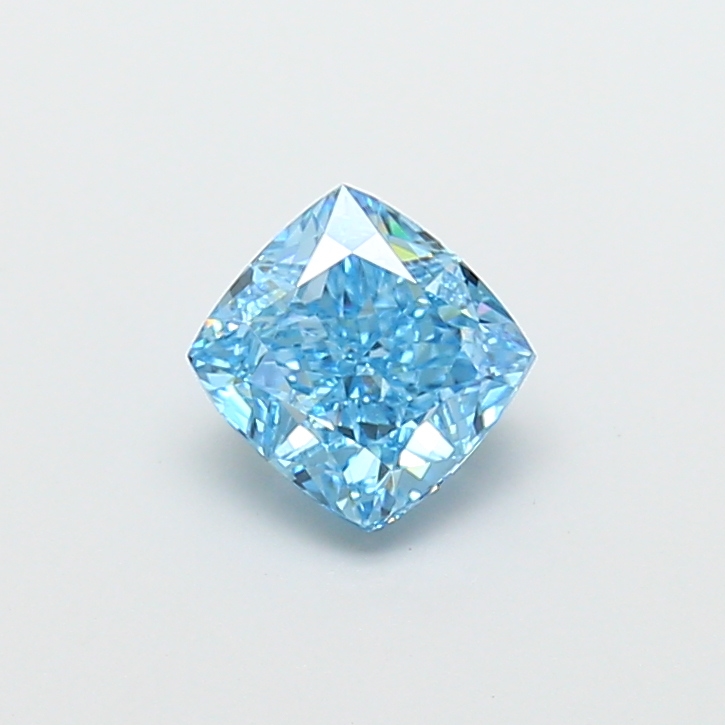 1.46ct Cushion Brilliant Fancy Vivid Blue VS1 IGI