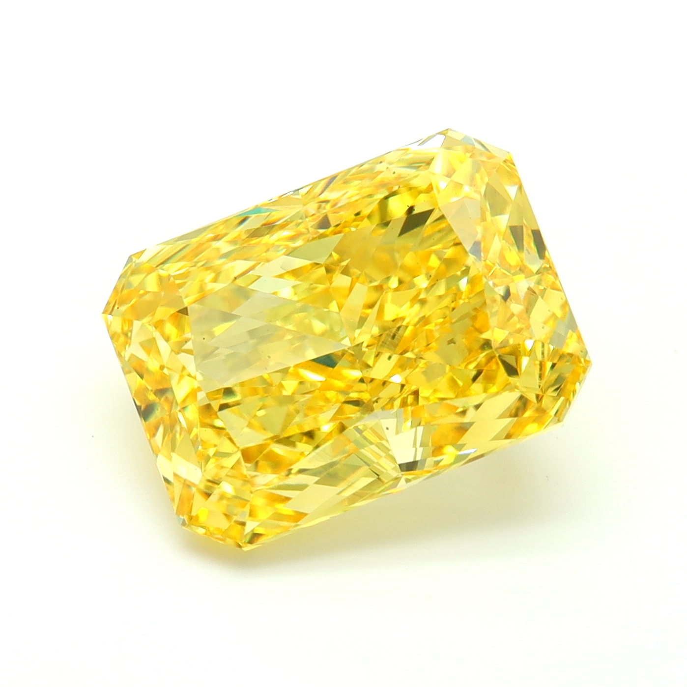 Radiant 6.06ct Fancy Vivid Yellow VS2