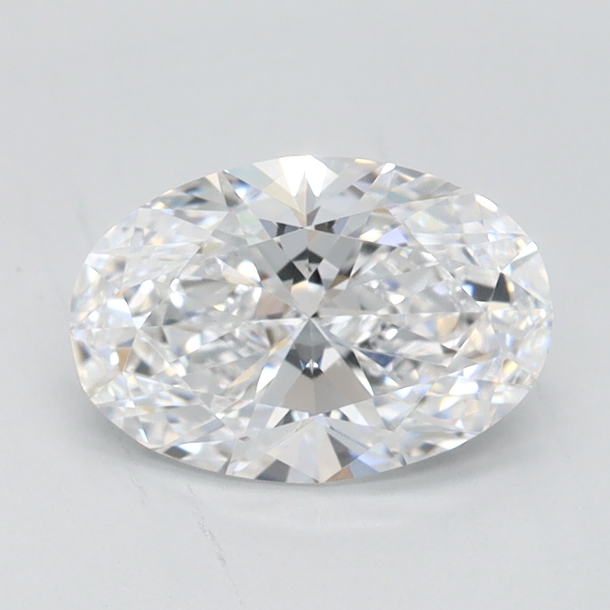 1.02 carat f VVS2 EX Cut IGI oval diamond