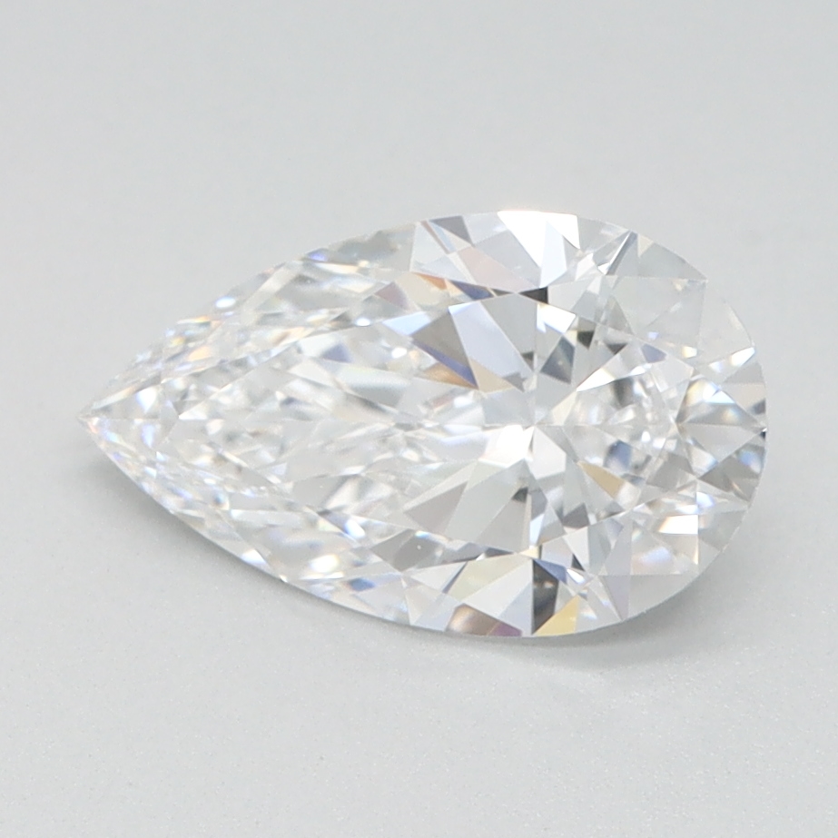 1.07 carat f VVS2 EX Cut IGI pear diamond