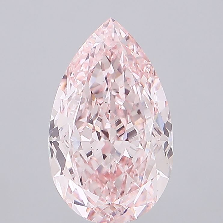 10.05ct Pear Fancy Intense Pink VS2 IGI