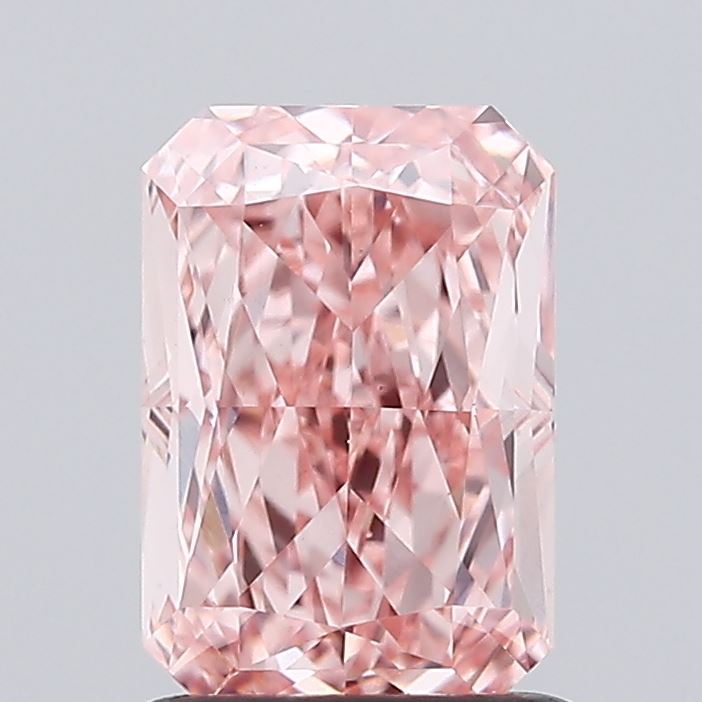 1.53ct Radiant Fancy Vivid Pink VS1 IGI