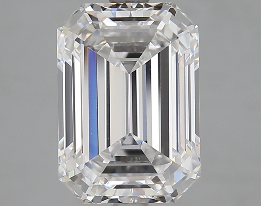 Emerald cut 4.14ct D VVS2