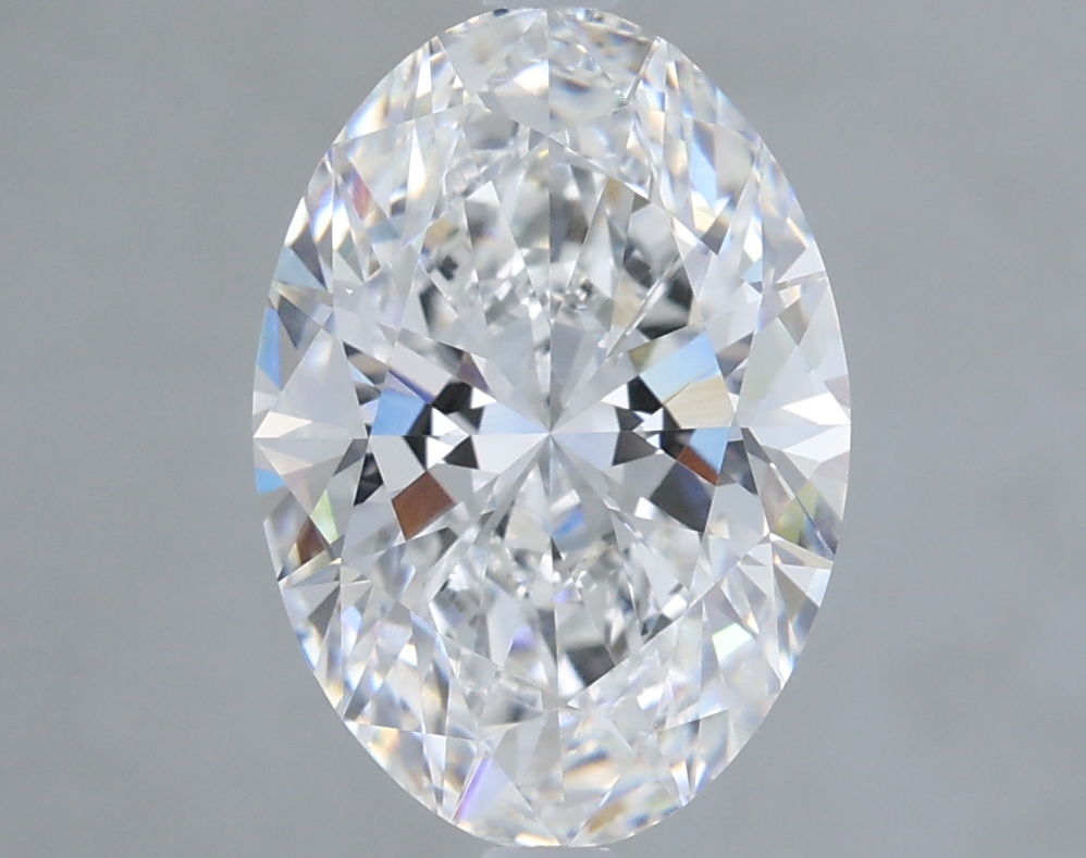 3.07 carat e VVS2 EX Cut IGI oval diamond