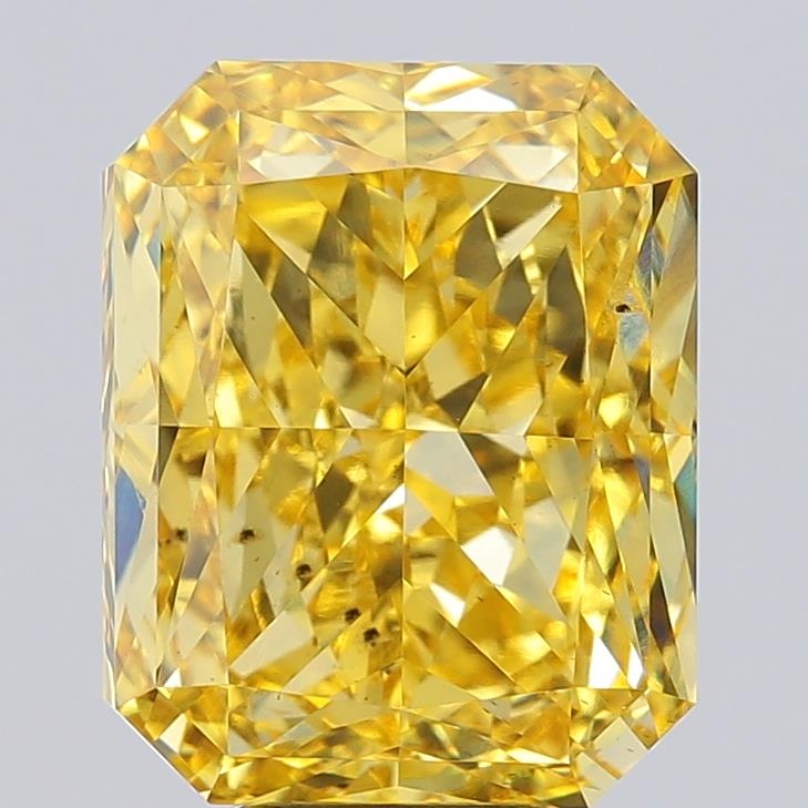 Radiant 10ct Fancy Vivid Yellow VS2