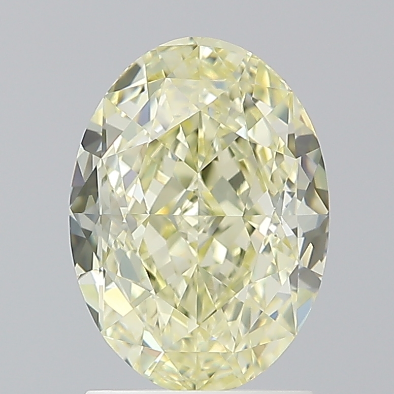 Oval 2.01ct Fancy Light  Yellow VS1