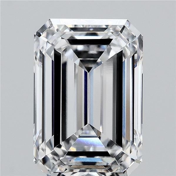 5.08 Carat Emerald Cut E VVS1 Diamond - view 1